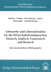 E-book, Lehrwerke und Lehrmaterialien für die Wirtschaftsfremdsprachen Deutsch, Englisch, Französisch und Russisch : Eine kommentierte Bibliographie, Verlag Wissenschaft & Praxis