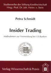 E-book, Insider Trading : Maßnahmen zur Vermeidung bei US-Banken, Verlag Wissenschaft & Praxis
