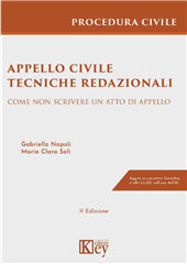 E-book, Appello civile, tecniche redazionali : come non scrivere un atto di appello, Key editore