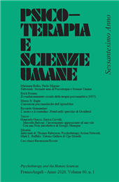 Fascicule, Psicoterapia e scienze umane : LX, 1, 2026, Franco Angeli