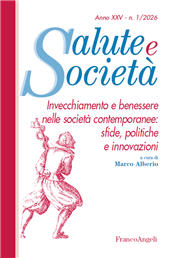 Issue, Salute e società : XXV, 1, 2026, Franco Angeli