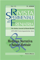 Article, La Medicina Narrativa in salute mentale : fondamenti teorici, evidenze empiriche e declinazioni applicative, Franco Angeli