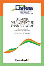 Issue, Economia agro-alimentare : XXVIII, 1, 2026, Franco Angeli