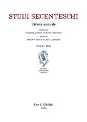Article, "Trastulla il corpo e non pensar all'ombre" : la Didone di Giovan Francesco Busenello, L.S. Olschki
