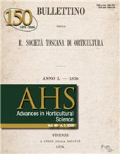 Issue, Advances in horticultural science [rivista dell'ortoflorofrutticoltura italiana] : 40, 1, 2026, Firenze University Press