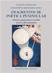 eBook, Fragmentos de poética peninsular : géneros, generaciones y escuelas en la era del manierismo, Iberoamericana Vervuert