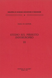 E-book, Studio sul perfetto indoeuropeo : parte III : indici, Il Calamo
