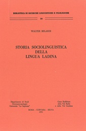 eBook, Storia sociolinguistica della lingua ladina, Dipartimento di studi glottoantropologici, Università "La Sapienza"