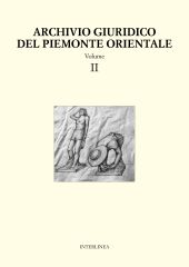 E-book, Archivio giuridico del Piemonte Orientale : volume 1, 2026, Interlinea