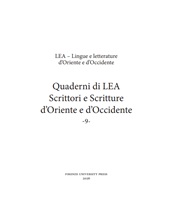 Issue, LEA : Lingue e Letterature d'Oriente e d'Occidente : supplemento 9, 2026, Firenze University Press