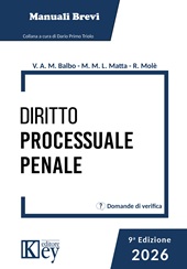 E-book, Diritto processuale penale : 2026, Key editore