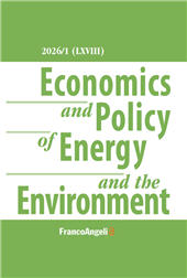 Heft, Economics and Policy of Energy and Environment : 1, 2026, Franco Angeli