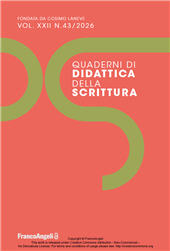 Fascicule, Quaderni di didattica della scrittura : 43, 2026, Franco Angeli