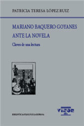 E-book, Mariano Baquero Goyanes ante la novela : claves de una lectura, Visor Libros