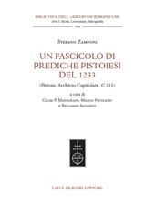E-book, Fascicolo di prediche pistoiesi del 1233 : (Pistoia, Archivio Capitolare, C.112), 