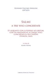 E-book, Salmi a tre voci concertate : et alquanti con li Repieni ad libitum, con vn Magnificat A Cinque voci concertate & due violini (Venezia, 1663), LIM - Libreria Musicale Italiana