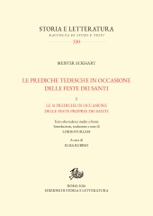 E-book, Le prediche tedesche in occasione delle feste dei santi : I, 