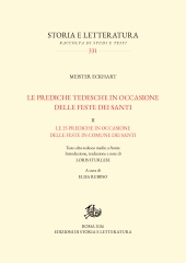 E-book, Le prediche tedesche in occasione delle feste dei santi : II, Edizioni di storia e letteratura