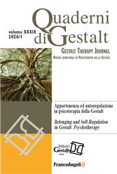 Article, Il respiro come strumento relazionale in psicoterapia della Gestalt : uno studio di caso singolo, Franco Angeli