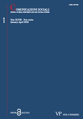 Heft, Comunicazioni sociali : journal of media, performing arts and cultural studies : nuova serie : XLVIII, 1, 2026, Vita e Pensiero