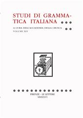 Artículo, Una novità che viene dal passato : la sintassi del verbo nelle Regole ed osservazioni della lingua toscana di Salvadore Corticelli (1745) e il rapporto con il modello latino, Le Lettere