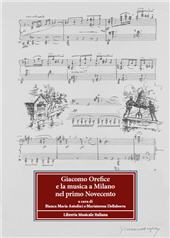 E-book, Giacomo Orefice e la musica a Milano nel primo Novecento, 