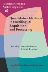 E-book, Quantitative Methods in Multilingual Acquisition and Processing, John Benjamins Publishing Company