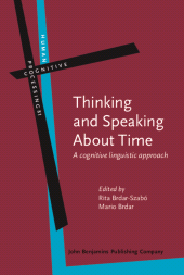 E-book, Thinking and Speaking About Time : A cognitive linguistic approach, John Benjamins Publishing Company