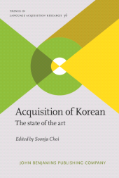 E-book, Acquisition of Korean : The state of the art, John Benjamins Publishing Company