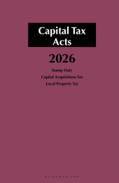 eBook, Capital Tax Acts 2026, Bloomsbury Publishing