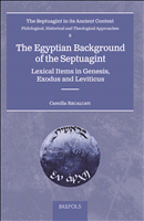 E-book, The Egyptian Background of the Septuagint : Lexical Items in Genesis, Exodus and Leviticus, Brepols Publishers