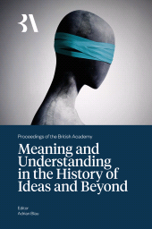 E-book, Meaning and Understanding in the History of Ideas and Beyond, The British Academy