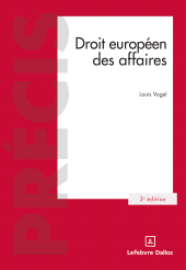 E-book, Droit européen des affaires 3ed, Éditions Dalloz