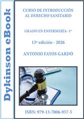 E-book, Curso de introducción al derecho sanitario : grado en enfermería - 1º, Dykinson