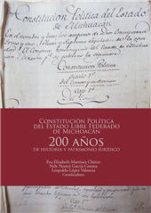 E-book, Constitución Política del Estado Libre Federado de Michoacán : 200 años de historia y patrimonio jurídico, Dykinson