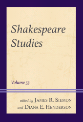 eBook, Shakespeare Studies : Volume 53, Fairleigh Dickinson University Press