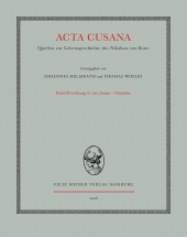 E-book, Acta Cusana. Quellen zur Lebensgeschichte des Nikolaus von Kues. Band III, Lieferung 4 : 1462 Januar - Dezember, Felix Meiner Verlag