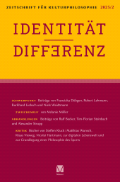 E-book, Identität/Differenz, Felix Meiner Verlag