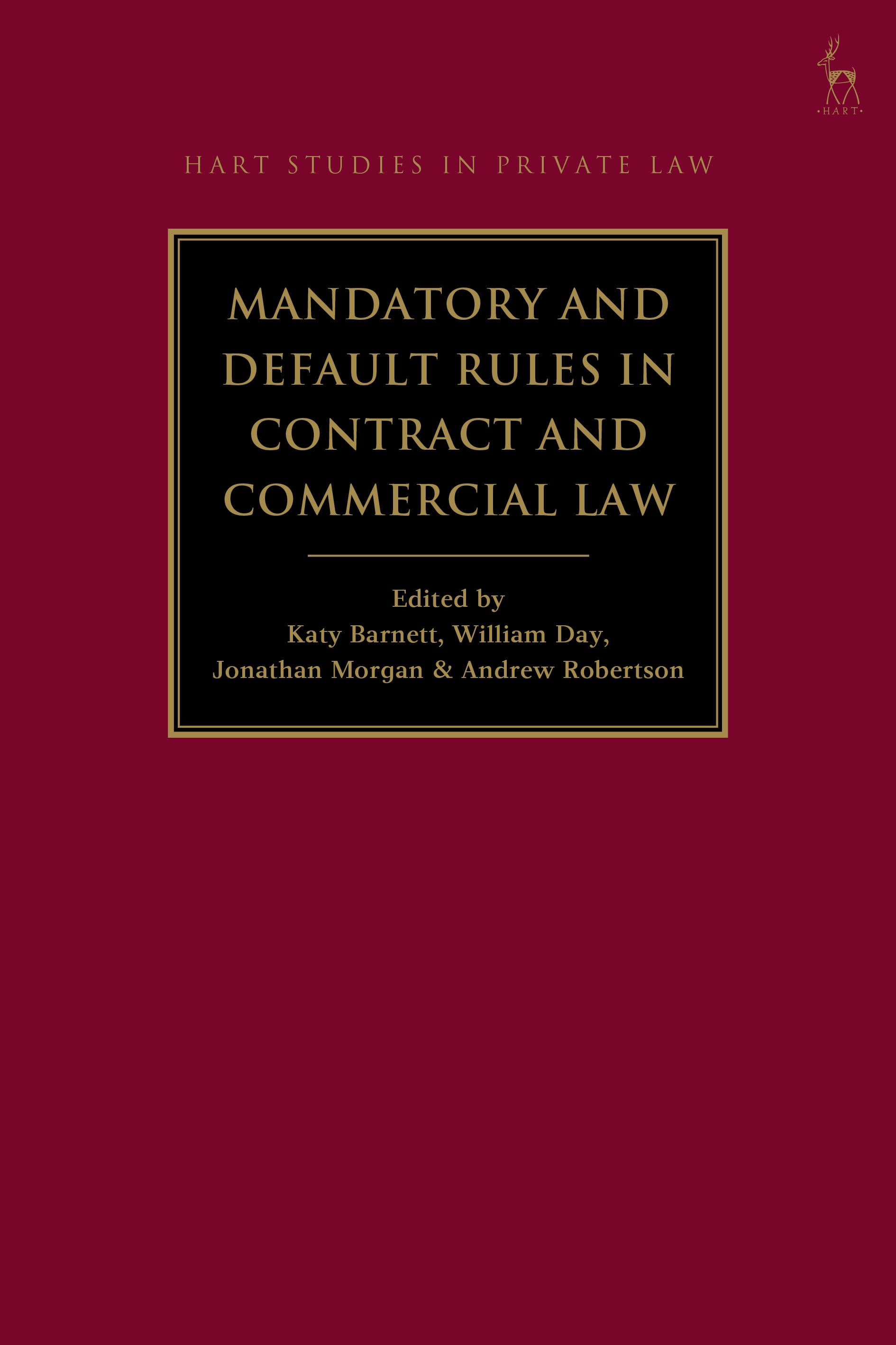 E-book, Mandatory and Default Rules in Contract and Commercial Law, Hart Publishing