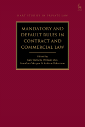 E-book, Mandatory and Default Rules in Contract and Commercial Law, Hart Publishing