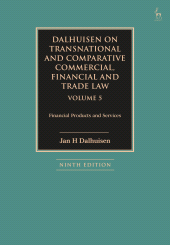 eBook, Dalhuisen on Transnational and Comparative Commercial, Financial and Trade Law Volume 5 : Financial Products and Services, Hart Publishing