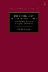 eBook, The Doctrine of Privity in Negligence : Understanding the Path to Donoghue v Stevenson, Hart Publishing