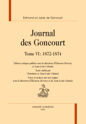 E-book, Journal des Goncourt, Honoré Champion