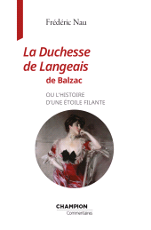E-book, La Duchesse de Langeais de Balzac : ou l'histoire d'une étoile filante, Honoré Champion