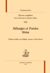 E-book, OEuvres complètes - Chateaubriand, Tome XXII, Mélanges et Poésie, Honoré Champion