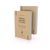 E-book, Mémoires particulières (1769-1800), Honoré Champion