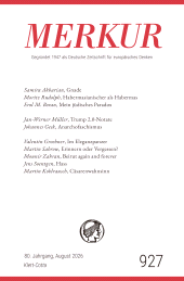 E-book, MERKUR 8/2026, Jg.80 : Nr. 927, Heft 08, August 2026, Klett-Cotta
