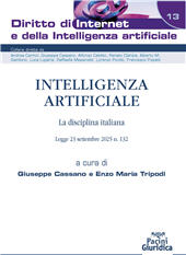 E-book, Intelligenza artificiale : la disciplina italiana : legge 23 settembre 2025 n. 132, Pacini Editore