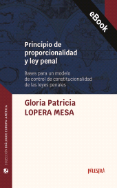 E-book, Principio de proporcionalidad y ley penal : Bases para un modelo de control de constitucionalidad de las leyes penales, Palestra Editores