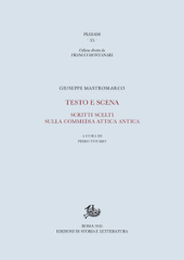 E-book, Testo e scena : scritti scelti sulla commedia attica antica, Edizioni di storia e letteratura